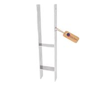 GeZu Impex® Post Anchor H 101 x 400 mm Hot Dip Galvanised anchor support holder elevated base