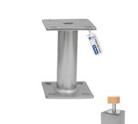 GeZu Impex Post Support 100 x 100 mm | 150 mm | Hot Dip Galvanised Holder Elevated Base