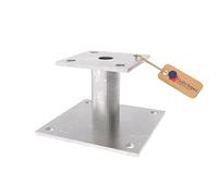 GeZu Impex Post Support 100 x 100 mm Hot Dip Galvanised Holder Elevated Base