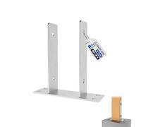 GeZu Impex Post Support U 91 x 200 mm Set of 8 | Hot Dip Galvanised Brackets Deck Holder Elevated Base