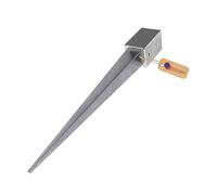 GeZu Impex® Set of 4 Hot-Dipped Galvanized Post Support 71 x 71 x 750 mm Socket Stake Fence Wood Anchor