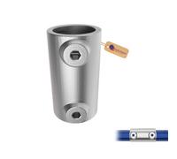 Gezu Impex Single Male Swivel Clamp 27 mm Hot Dip Galvanised Black Powder Coated Single Male Fitting Key Clamp