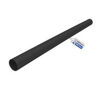 GeZu Impex Steel Tube Ø 42 mm x 2.5 mm x 500 mm Hot Dip Galvanised Black Powder Coated Steel Pipe for Tube Clamps Handrails Frames Furniture & Construction