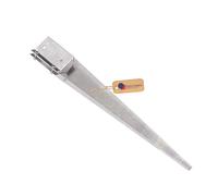 GeZu Impex Swift Clamp Drive In Post Support 100 x 100 x 750 mm Hot Dip Galvanised Fence Post Spikes Ground Anchor Fence Post Holder Drive Down Spike Clamp