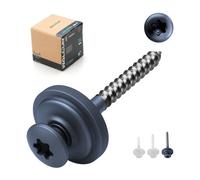 Gezu Impex Walcur Spengler Screw Anthracite Grey - Roofing Screw With Rubber Washer, Pack Of 100