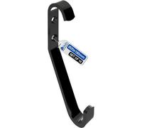 Gezu Impex Wall Hook 185 mm Black Powder Coated Clothes Hook Set Of 18 Wall Mount Hanger For Coat Hat Towel School