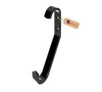 Gezu Impex Wall Hook 185 mm Black Powder Coated Clothes Hook Wall Mount Hanger