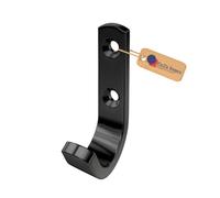 Gezu Impex Wall Hooks 80mm Black Powder Coated Wall Mount Hanger