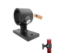 GeZu Impex Wall Mounted Handrail Bracket Ø 42 mm Hot Dip Galvanised Black Powder Coated Rail Support Fitting