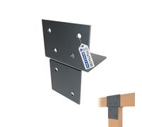 GeZu Impex Wood Connector T Piece 71 x 71 mm | Powder Coated Anthracite T Connector Bracket Wall & Post Connector for Wooden Structures
