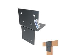 GeZu Impex Wood Connector T Piece 91x91mm Anthracite Powder Coated T Connector Bracket Wall & Post Connector for Wooden Structures