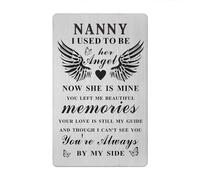 Gezxin Nanny Memorial Gifts- Sympathy Cards Loss Of Nanny- Personalised Nanny Bereavement Grave Condolence Graveside Christmas Xmas Mother's Day Presents