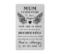 Gezxin Sympathy Cards Loss Of Mum- Special Mother Memorial Gifts- Personalised Mom Bereavement Grave Condolence Graveside Christmas Xmas Mother's Day Presents