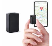 GF-07 Mini GPS Tracker, Magnetic Vehicle Locator with Real-Time Tracking, Anti-Theft Device for Cars, Motorcycles, Black