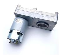 GF-775 Hollow shaft DC Gear Motor 12V 5RPM 1:900 Torque CW/CCW Keyway Power(7.5rpm)