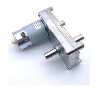 GF-775 Torque DC Gear Reducer electronic starter 6V 12V 24V Double Shaft CW/CCW Blower Steering gear electronic starter CZAOINCU(6rpm,6V)