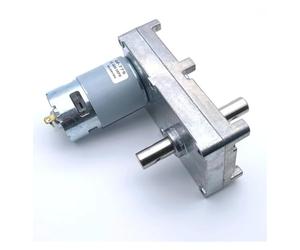 GF-775 Torque DC Gear Reducer electronic starter 6V 12V 24V Double Shaft CW/CCW Blower Steering gear electronic starter MQXFCZUX(5rpm,6V)