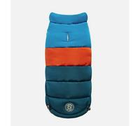 GF Pet Elasto-fit Colour Block Puffer For Dogs Dark Teal - XX Large