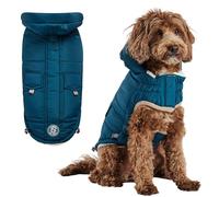 GF PET InFiber Nordic Dog Parka - Insulated & Windproof Pet Coat - Lightweight Winter Jacket with Fleece Lining - Adjustable Fit for Dogs - X-Large, Dark Teal