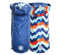 GF Pet Reversible Elasto-Fit Raincoat - Navy/Navy - M