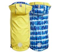 GF Pet Reversible Elasto-Fit Raincoat - Yellow/Blue - M