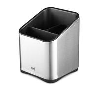 GF826192 Good Food in partnership with Tower Utensil Holder with Mirror Finish and Silicone Non-Slip Base, Stainless Steel