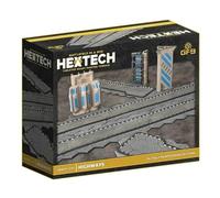 GF9: Hextech Trinity City: Highways - 10 Road Tiles, Battlefield in A Box, Tabletop Ready Painted Terrain, Sci-Fi, RPG Accessory