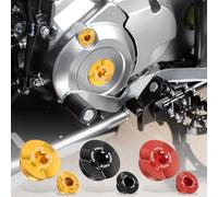 GFARDMOTO Motorcycle Aluminum Engine Plug Kit Cap Engine Oil Filler Screw Cover Plug for HO&N&DA CT125 GROM SC50 SC110 MONKEY125 DAX125 C125 CBR125R CB250R CMX250 CL250 (Black)