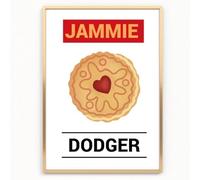 gfc funny kitchen print jammy dodger Print Picture Poster Gift A4 UNFRAMED 1 wall art Home decor Decorating kitchen modern bright