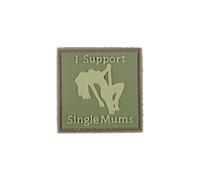 GFC I Support Single Mums 3D Morale Patch - olive