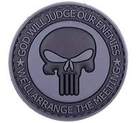 GFC Tactical God Will Judge Our Enemies 3D Patch - Black