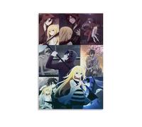 GFDGWZVOC Angels Of Death Anime Aesthetic Poster Decorative Painting Canvas Wall Posters And Modern Family Bedroom Decor 24x36inch(60x90cm) Unframe-style