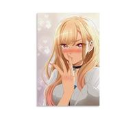GFDGWZVOC Anime My Dress Up Darling Girls Aesthetic Poster Decorative Painting Canvas Wall Posters And Modern Family Bedroom Decor 24x36inch(60x90cm) Unframe-style