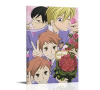 GFDGWZVOC Anime Ouran High School Host Club Film Poster Decorative Painting Canvas Wall Posters And Modern Family Bedroom Decor 20x30inch(50x75cm) Frame-style