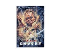 GFDGWZVOC Vintage Movie Poster Chucky Horror Decorative Painting Canvas Wall Posters And Modern Family Bedroom Decor 12x18inch(30x45cm) Unframe-style