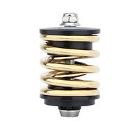 GFDSGRE Bicycle Shock Absorber Folding Bicycle Titanium Spring Shaft Rear Shock Absorber Suspension For Bike Parts Accessories(Gold)