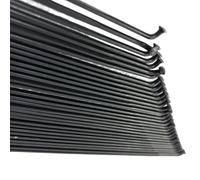 GFDSGRE Bicycle Spokes 12pcs/lot 14G 2.0 J-curve Flat 168mm - 302mm Bike Spokes(278mm)