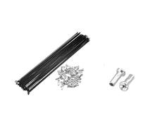 GFDSGRE Bicycle Spokes 40 Pcs Bicycle Steel Spokes Bike Spoke With Nipples For Most(40 Pcs 297mm)