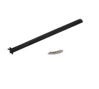 GFDSGRE Bicycle Spokes Black Bike Spoke Stainless Steel 12G(10PCS-214mm-Black)