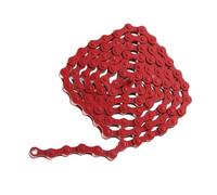 GFDSGRE Bike Chain Bike Chain Fixed Gear Track BMX Single Speed Chains With Anti-rust Technology 1/2' X 1/8' Red