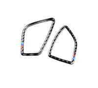 GFDSGRE Car Interior Mouldings Carbon Fiber Dashboard Air Vent Outlet Cover Trim Sticker Fit Use For BMW 3 4 Series F30 F31 F34 F32 F33 F36 Car Interior Accessories Interior Mouldings