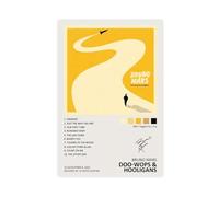 GFERW Bruno Mars Doo Wops & Hooligans Music ALbum Cover Signed Limited Canvas Poster Unframe-style 08x12inch(20x30cm)