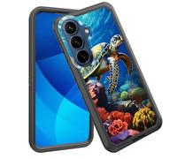 GFEWYTJYJ for Galaxy S26 Case,Shockproof 3-Layer Full Body Protection Rugged Heavy Duty High Impact Hard Cover Case for Samsung Galaxy S26 6.3 inch 2026,Sea Turtle in The Ocean