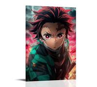GFGPSALZU Demon Slayer Tanjiro's Raging Resolve Fashionable Wall Decor - Hanging Art Poster And Mural08x12inch(20x30cm)