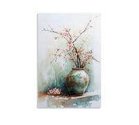 GFGPSALZU Elegant Watercolor Zen Still Life Painting for Cozy And Calm Walls Fashionable Wall Decor - Hanging Art Poster And Mural16x24inch(40x60cm)