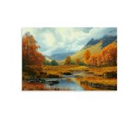 GFGPSALZU Landscape - Autumn Whispers in The Scottish Highlands Fashionable Wall Decor - Hanging Art Poster And Mural20x30inch(50x75cm)