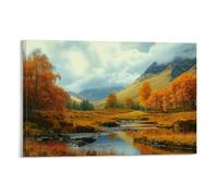 GFGPSALZU Landscape - Autumn Whispers in The Scottish Highlands Fashionable Wall Decor - Hanging Art Poster And Mural16x24inch(40x60cm)