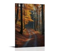 GFGPSALZU Landscape - Enchanted Forest of Bavaria in Autumn Fashionable Wall Decor - Hanging Art Poster And Mural12x18inch(30x45cm)