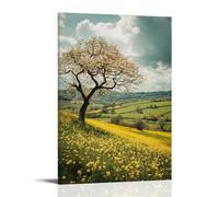 GFGPSALZU Landscape - Spring Blossoms in The English Countryside Fashionable Wall Decor - Hanging Art Poster And Mural20x30inch(50x75cm)