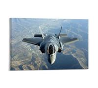 GFGPSALZU Military Weapons- F-35 Lightning II - The Future of Air Superiority Fashionable Wall Decor - Hanging Art Poster And Mural24x36inch(60x90cm)